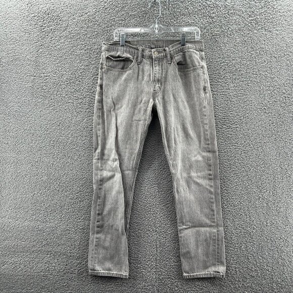 Levis 511 Jeans Mens 32 X 30 Gray Denim Slim Straight * - Picture 1 of 9